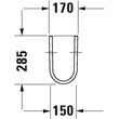 Kép 5/8 - DURAVIT Starck 3 szifontakaró