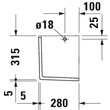 Kép 7/8 - DURAVIT Starck 3 szifontakaró