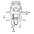 Kép 2/3 - ESBE VTA322 automata háromjáratú keverőszelep 1", 35-60 °C