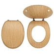 Kép 1/2 - FERRO MDF WC ülőke, bambusz