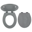 Kép 1/2 - FERRO MDF WC ülőke, stone, soft close