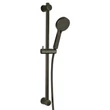 Kép 1/2 - FERRO Rillo csúszórudas zuhanyszett, gun metal