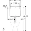 Kép 4/5 - GEBERIT AP140 WC tartály