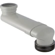 Kép 1/3 - GEBERIT S-csatlakozóidom WC-khez, PVC-ből, 14,5-34,5 cm