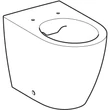 Kép 2/5 - GEBERIT iCon áll WC mélyöblítésű, falhoz illeszkedő, zárt forma, Rimfree