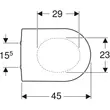 Kép 3/5 - GEBERIT iCon WC-ülőke