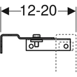 Kép 3/4 - GEBERIT Duofix falsík előtti szerelőkészlet, egy elem rögzítéséhez