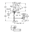 Kép 2/2 - GROHE Allure Brilliant egykaros mosdócsaptelep 1/2" L-es méret