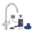 Kép 1/2 - GROHE Blue Pure BauCurve kezdőszett S-es méretű filterrel