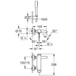Kép 5/5 - GROHE Essence egykaros kádcsaptelep 1/2"