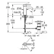 Kép 2/2 - GROHE Essence egykaros mosdócsaptelep 1/2" S-es méret, brushed warm sunset