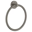 Kép 1/2 - GROHE Essentials törölközőtartó gyűrű, brushed hard graphite