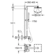 Kép 5/5 - GROHE Euphoria Cube System 230 zuhanyrendszer egykaros keverővel falra szereléshez