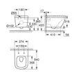 Kép 2/2 - GROHE Euro Ceramic fali függesztésű WC, mély, Rimless