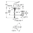 Kép 2/2 - GROHE Euroeco Special egykaros orvosi csaptelep