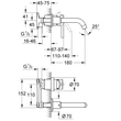 Kép 6/10 - GROHE egykaros univerzális falba építhető test, 1/2"