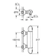 Kép 2/3 - GROHE Grohtherm 1000 termosztátos zuhanycsaptelep 1/2"