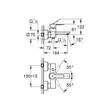 Kép 2/2 - GROHE Lineare egykaros kádcsaptelep, 1/2"