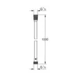 Kép 2/2 - GROHE Silverflex Long-Life zuhanygégecső 1000 mm