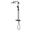 Kép 4/5 - GROHE Rainshower SmartActive 310 termosztátos zuhanyrendszer falfa szerelésre, phantom black