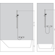 Kép 8/8 - HANSGROHE Croma 100 zuhanyszett Multi 90 cm-es zuhanyrúddal és szappantartó, EcoSmart 9 l/perc