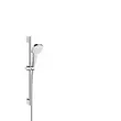 Kép 1/10 - HANSGROHE Croma Select E 1jet EcoSmart zuhanyszett 65 cm (9 l/perc), fehér/króm