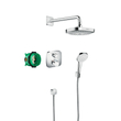 Kép 1/19 - HANSGROHE Croma Select E fasík alatti zuhanyrendszer Ecostat E termosztáttal