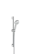 Kép 1/12 - HANSGROHE Crometta 100 zuhanyszett Vario 65 cm-es zuhanyrúddal, fehér/króm