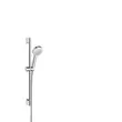 Kép 1/8 - HANSGROHE Crometta 100 1jet Unica zuhanyszett 65 cm, fehér/króm