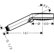 Kép 6/12 - HANSGROHE Crometta S zuhanyrendszer 240, 1 jet, egykaros csapteleppel