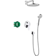 Kép 1/12 - HANSGROHE Crometta S zuhanyrendszer 240, 1 jet, egykaros csapteleppel
