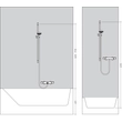 Kép 8/8 - HANSGROHE Crometta Vario EcoSmart 9 l/perc 0,90 m zuhanyszett, fehér/króm