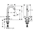 Kép 2/3 - HANSGROHE Logis M31 kétkaros konyhai csaptelep 220