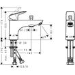 Kép 2/3 - HANSGROHE Logis Monotrou egykaros zuhany és kádcsaptelep