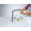 Kép 10/15 - HANSGROHE Metris Select M71 egykaros konyhai csaptelep Select