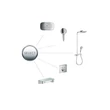 Kép 3/10 - HANSGROHE Raindance Select E 300 3jet fejzuhany 390 mm-es zuhanykarral, fehér/króm