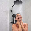 Kép 2/11 - HANSGROHE Raindance Select S Showerpipe 240, 1jet PowderRain termosztáttal, matt fekete