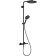 Kép 1/11 - HANSGROHE Raindance Select S Showerpipe 240, 1jet PowderRain termosztáttal, matt fekete