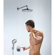 Kép 4/9 - HANSGROHE Raindance Select S 240 2jet fejzuhany EcoSmart 9 l/perc 390 mm-es zuhanykarral, fehér/króm