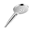 Kép 2/12 - HANSGROHE Raindance Select S 120 3jet kézizuhany/ Unica'S Puro 0,65 m zuhanyszett, fehér/króm