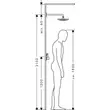 Kép 12/12 - HANSGROHE Raindance Select S 240 2jet fejzuhany 390 mm-es zuhanykarral