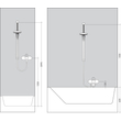 Kép 11/11 - HANSGROHE Raindance Select S 150 3jet kézizuhany/ Raindance Unica zuhanyrúd 0,90 m szett