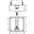 Kép 2/2 - HANSGROHE alaptest Raindance 260 × 260 mm-es Air 1jet fejzuhanyhoz