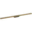 Kép 1/14 - HANSGROHE RainDrain Flex zuhanylefolyó színkészlet 1200, méretre vágható, fali illesztéshez, szálcsiszolt bronz