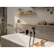 Kép 2/5 - HANSGROHE Rebris E egykaros kádcsaptelep falsík alatti szereléshez iBox alaptesthez, matt fekete