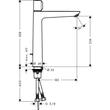 Kép 7/8 - HANSGROHE Talis Select E egykaros mosdócsaptelep 240, automata lefolyógarnitúrával