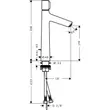 Kép 5/6 - HANSGROHE Talis Select S mosdócsaptelep 190 automata lefolyógarnitúrával