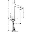 Kép 6/7 - HANSGROHE Talis Select S mosdócsaptelep 190 lefolyógarnitúra nélkül