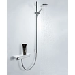 Kép 2/4 - HANSGROHE Ecostat Select falsíkon kívüli termosztátos zuhanycsaptelep, fehér/króm