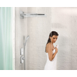 Kép 3/10 - HANSGROHE ShowerSelect Glass termosztát HighFlow falsík alatti szereléshez, 1+1 fogyasztóhoz, fehér/króm